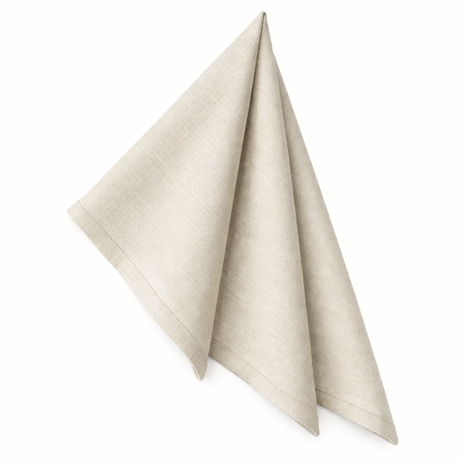 Салфетка "Йота" льняная натуральный холст - Фото миниатюра 1