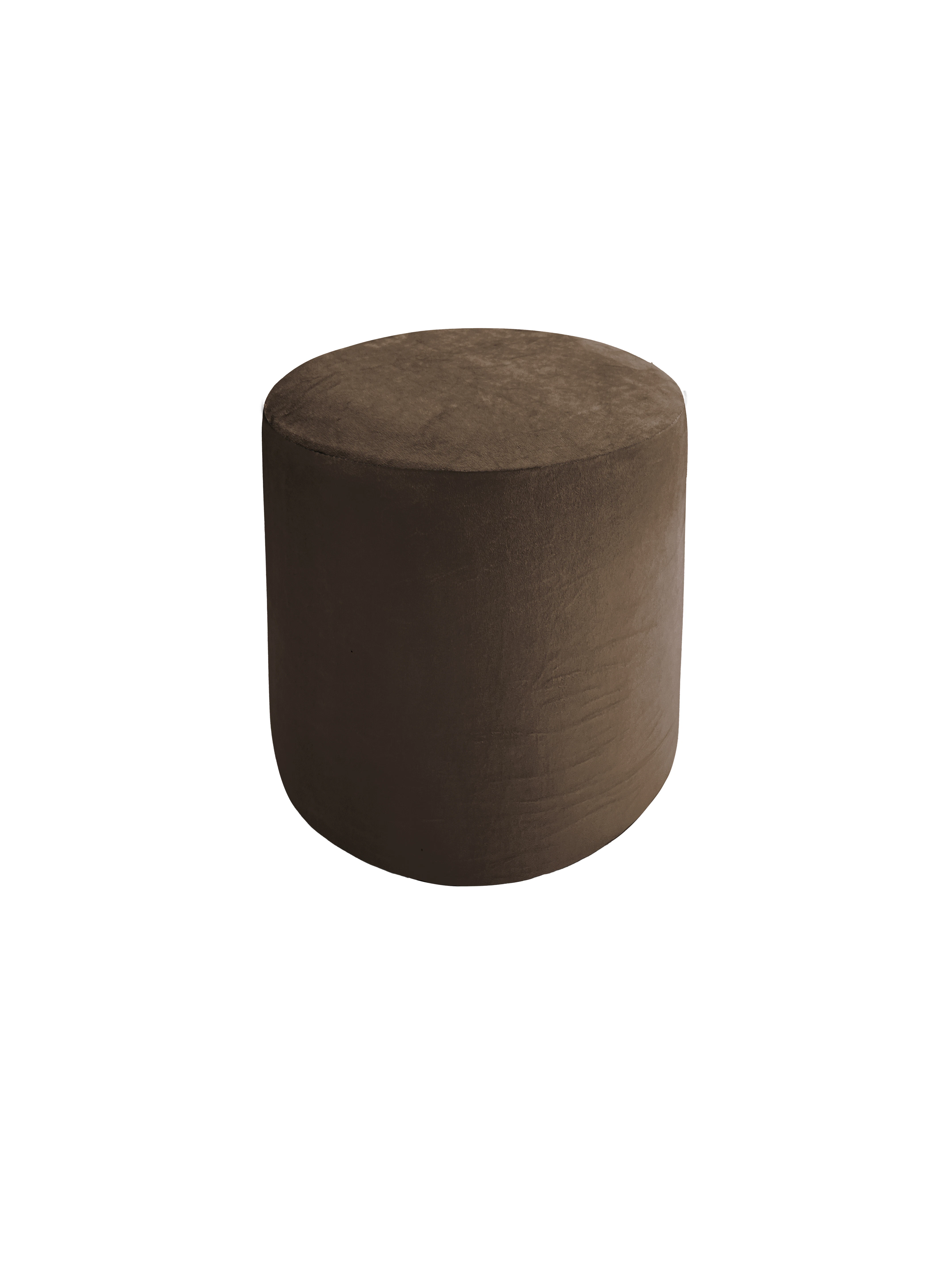 Чехол пуфик "Фуфик" мини шоколадный бархат