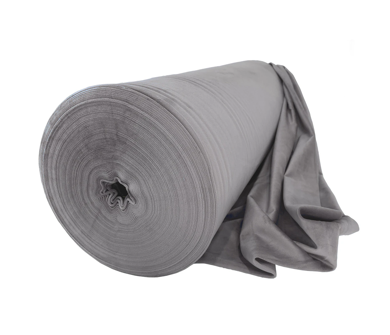 Рулон бархата серый