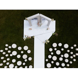 Набор пуфов "Фуфик" жемчужный бархат