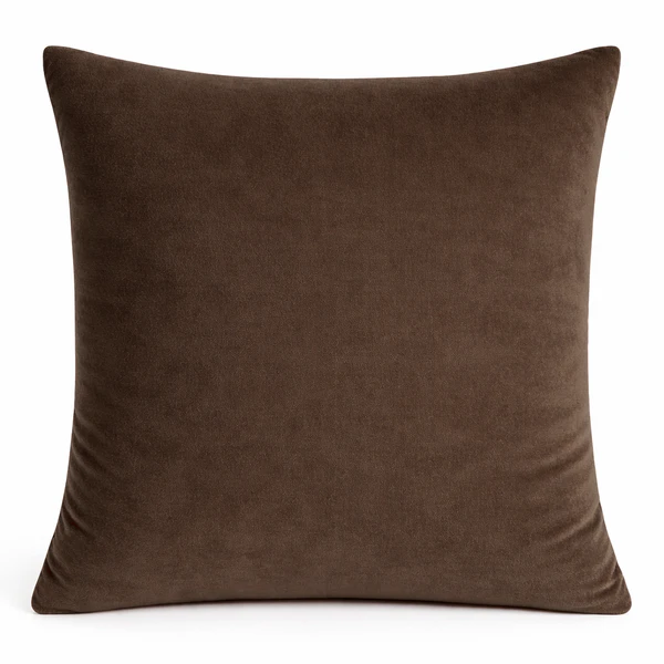 Подушка "Флафи" шоколадный бархат