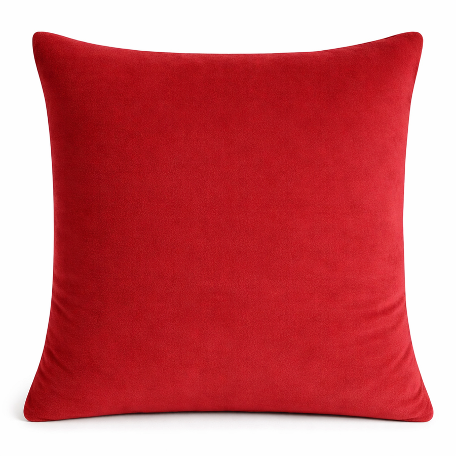 Подушка "Флафи" красный дракон бархат - Фото миниатюра 1