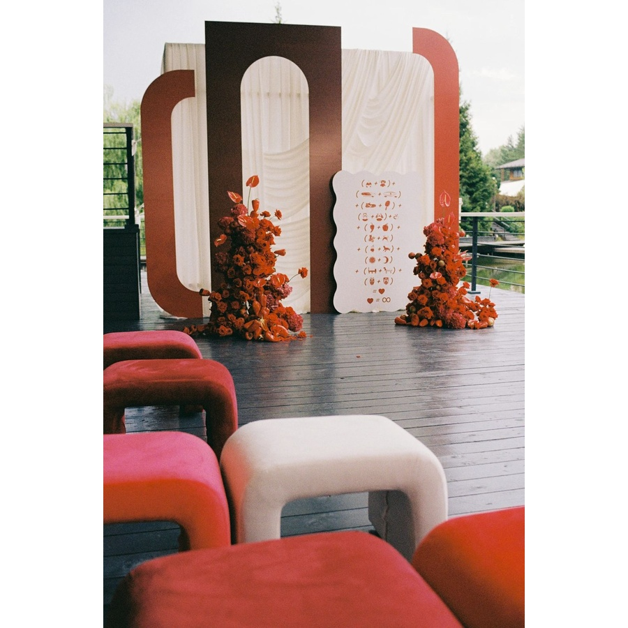 Пуфик "Боу" мини жемчужный бархат - Фото миниатюра 4