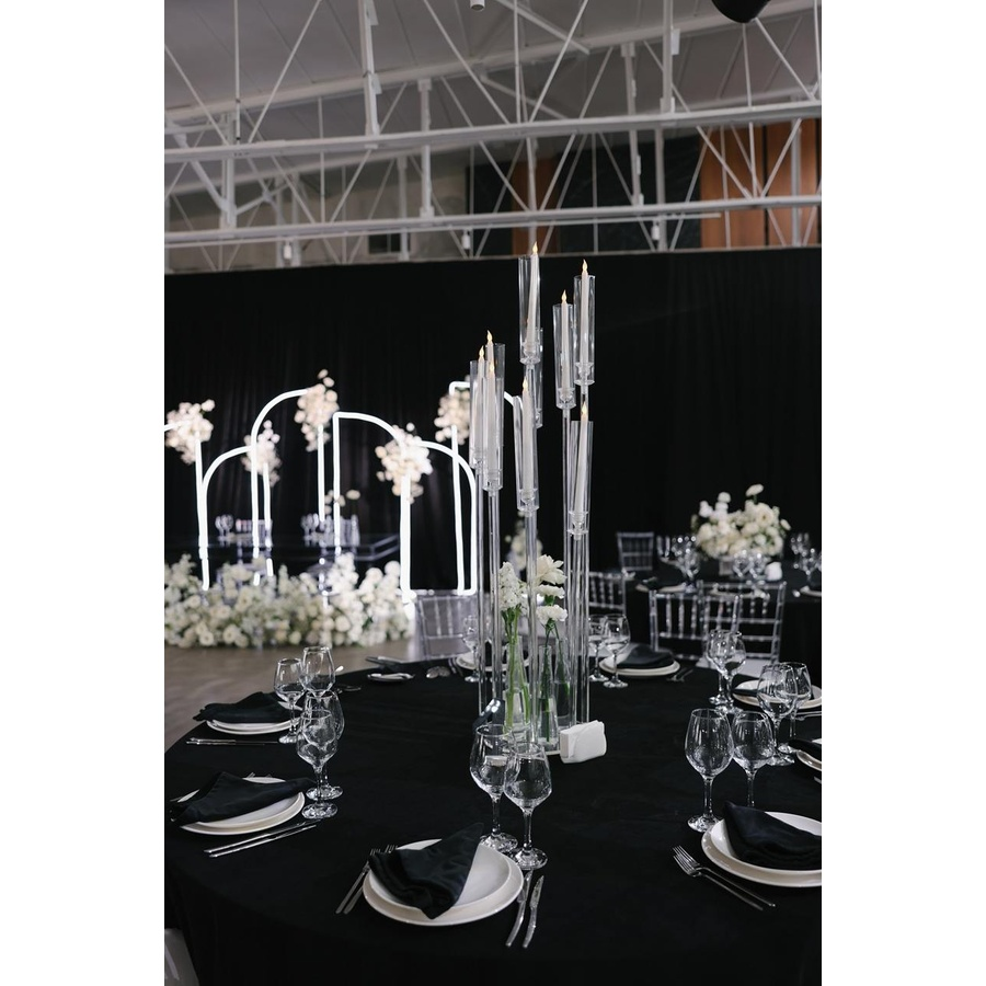 Подсвечник "Рути 9" прозрачный - Фото миниатюра 8