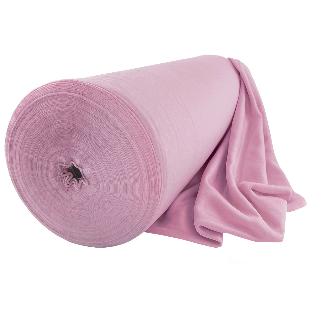 Рулон бархата розовая сакура - Фото миниатюра 1