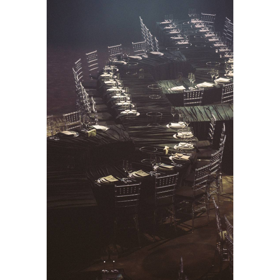 Банкетный стол "Вольф" прямоугольный белый 200 - Фото миниатюра 8