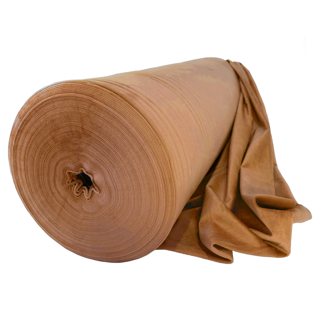 Рулон бархата рыжая лиса - Фото миниатюра 1