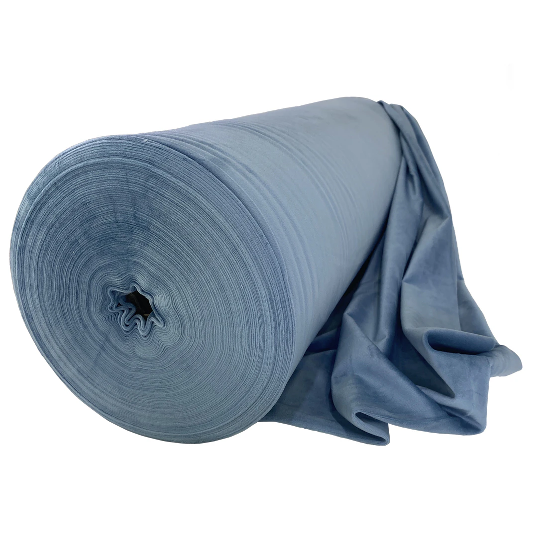 Рулон бархата голубой сапфир