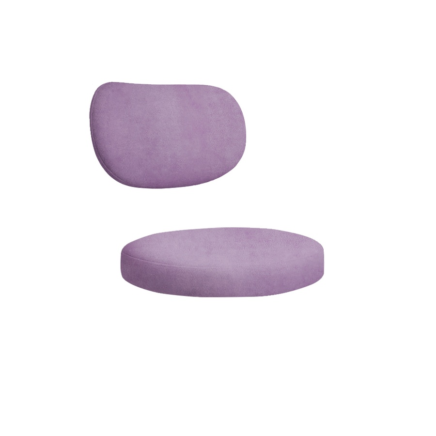 Набор подушек для стула "Марсель" фиалковый бархат - Фото миниатюра 1