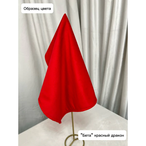 Рулон бархата красный дракон