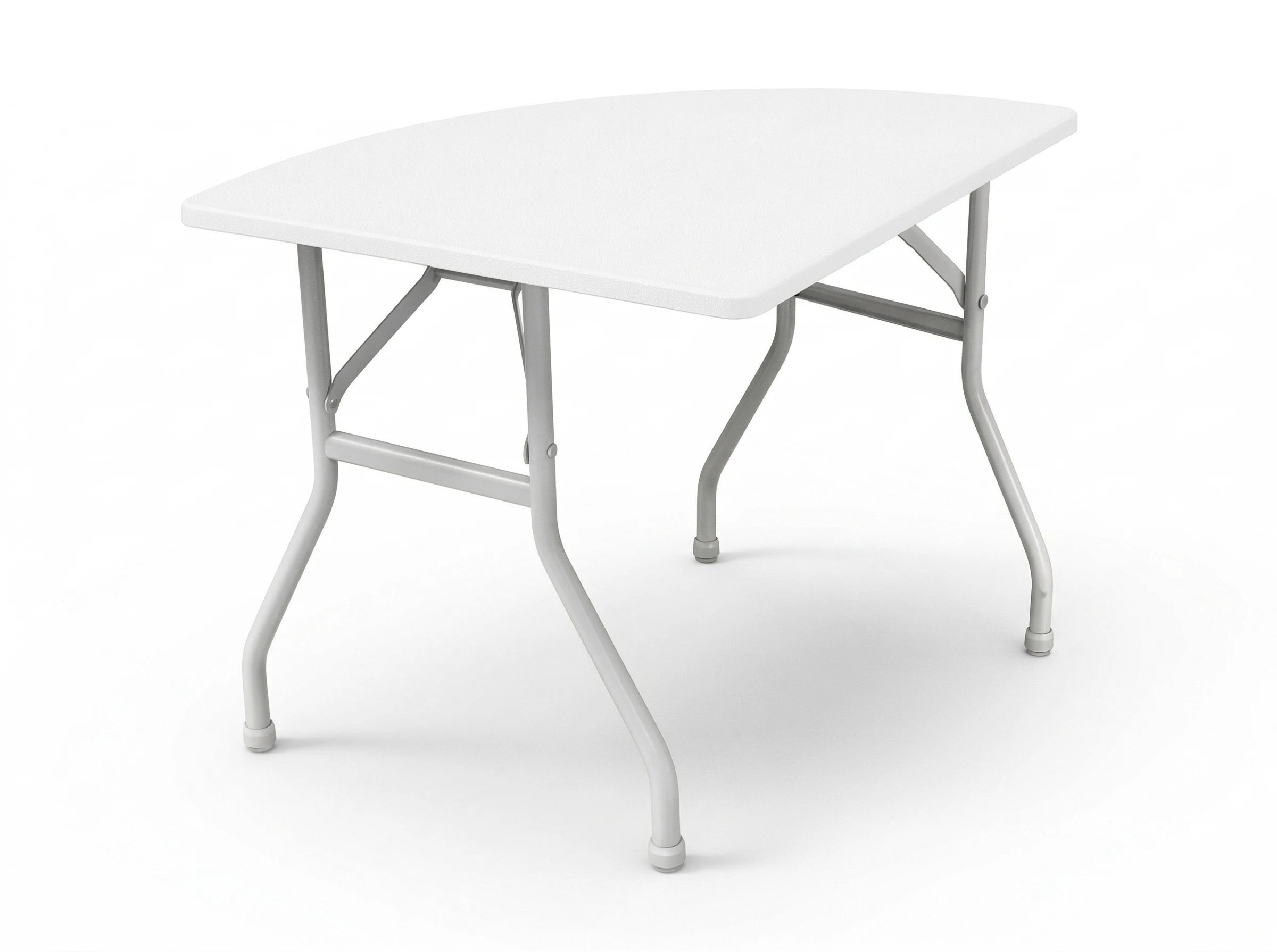 Банкетный стол "Вольф" змейка половинка белый