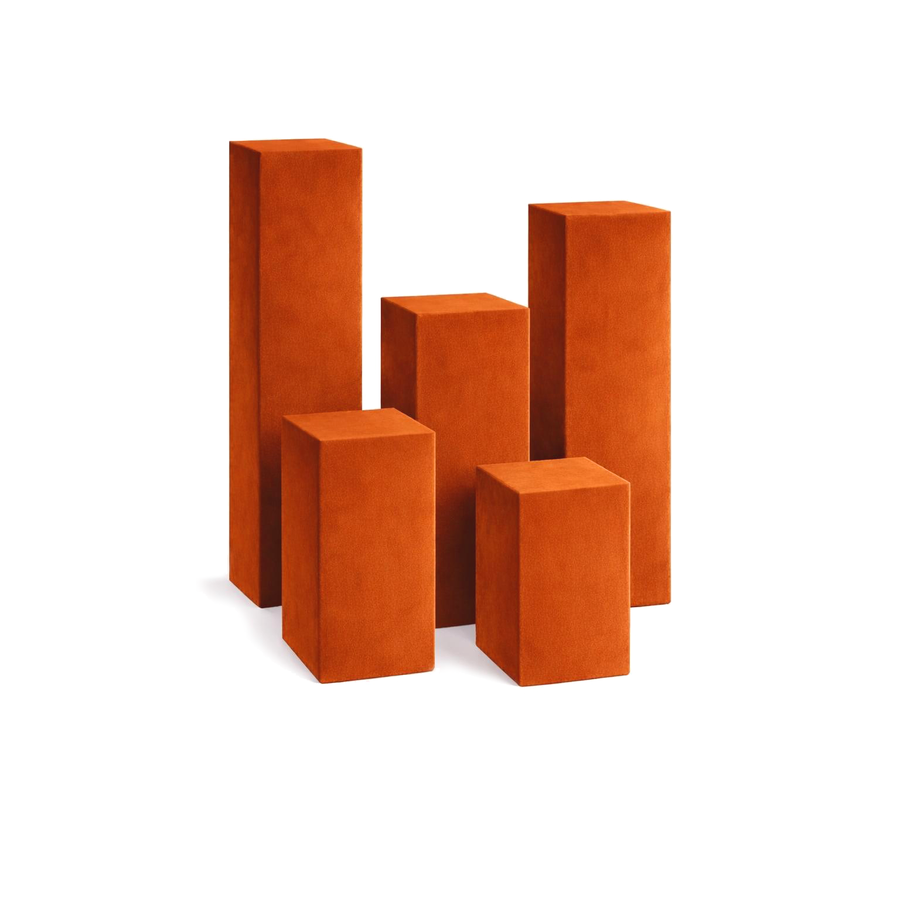 Колонна "Кастор" сет рыжая лиса бархат - Фото миниатюра 1