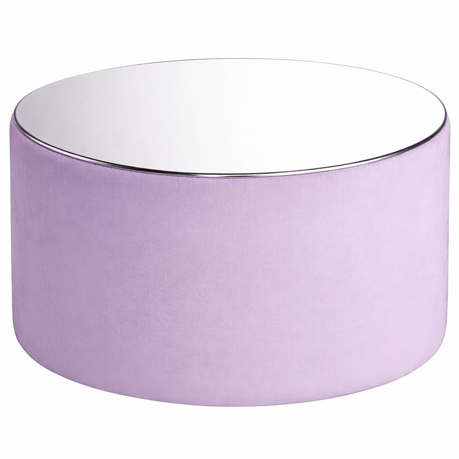 Журнальный столик "Фуфик" сиреневая дымка бархат - Фото миниатюра 1