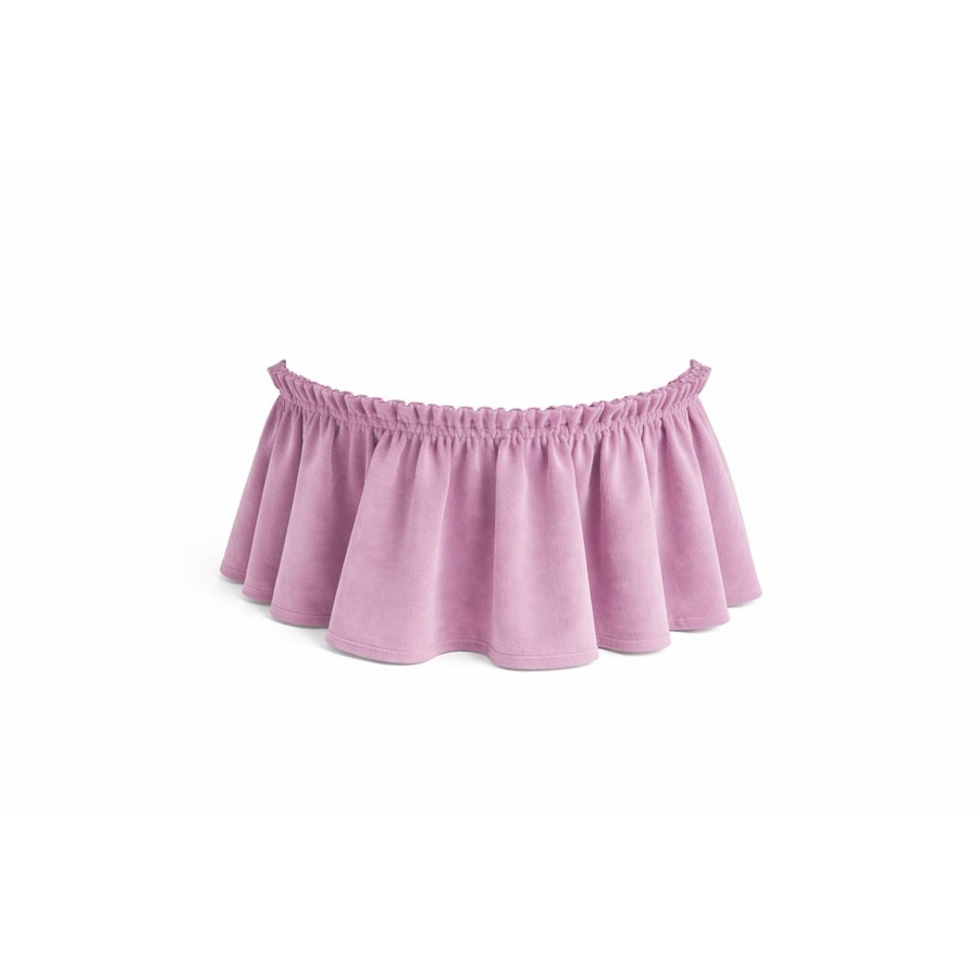 Юбочка для пуфика "Фуфик" розовая сакура - Фото миниатюра 1