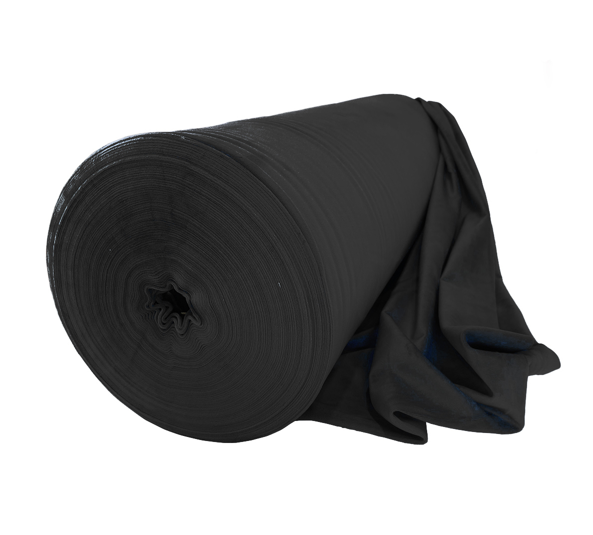 Рулон бархата черный - Фото миниатюра 1