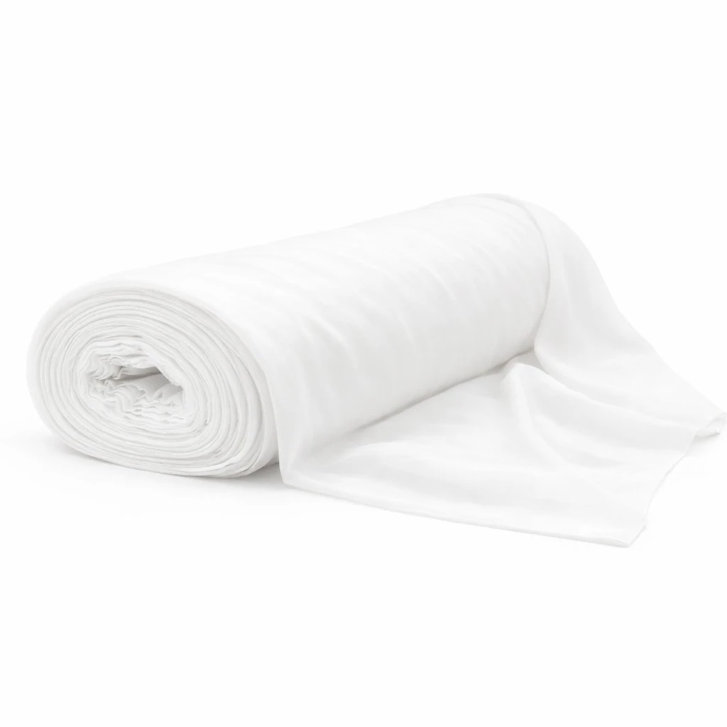 Рулон креп-шифона белый