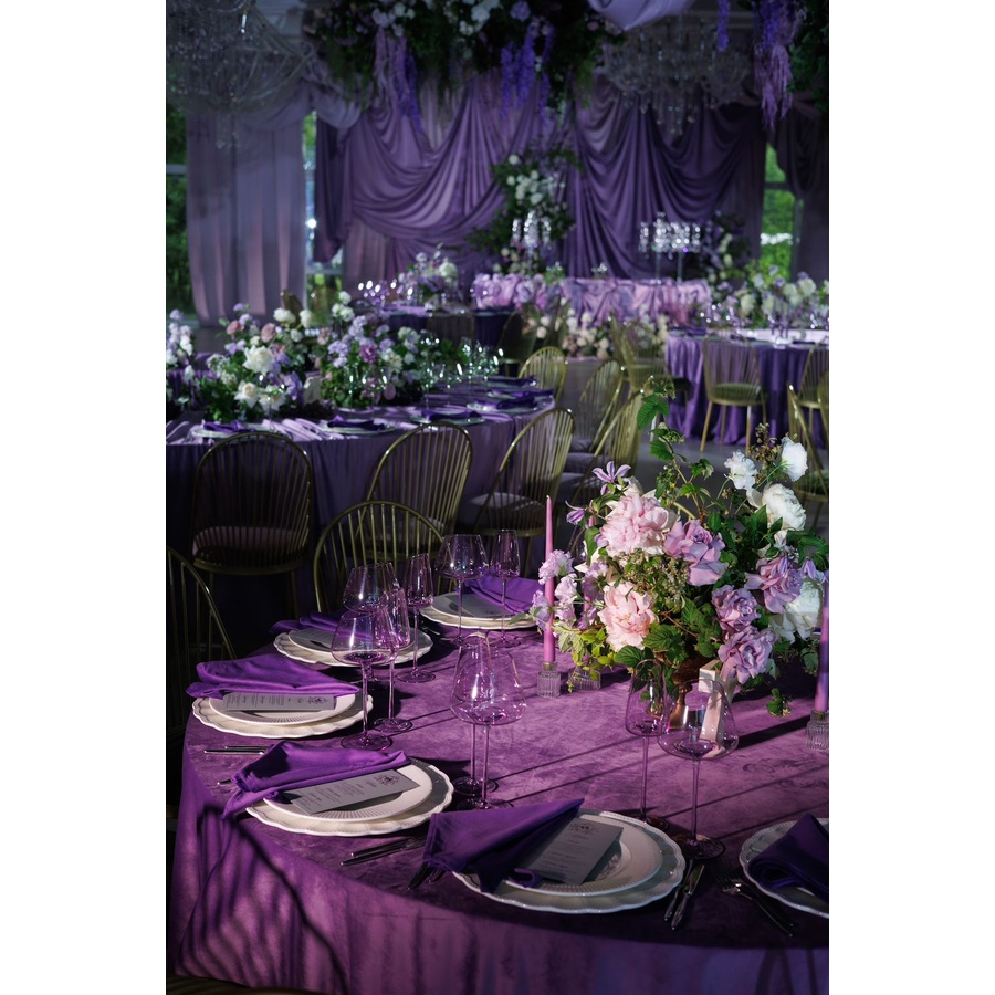 Набор бокалов "Роулинг" сиреневых - Фото миниатюра 3