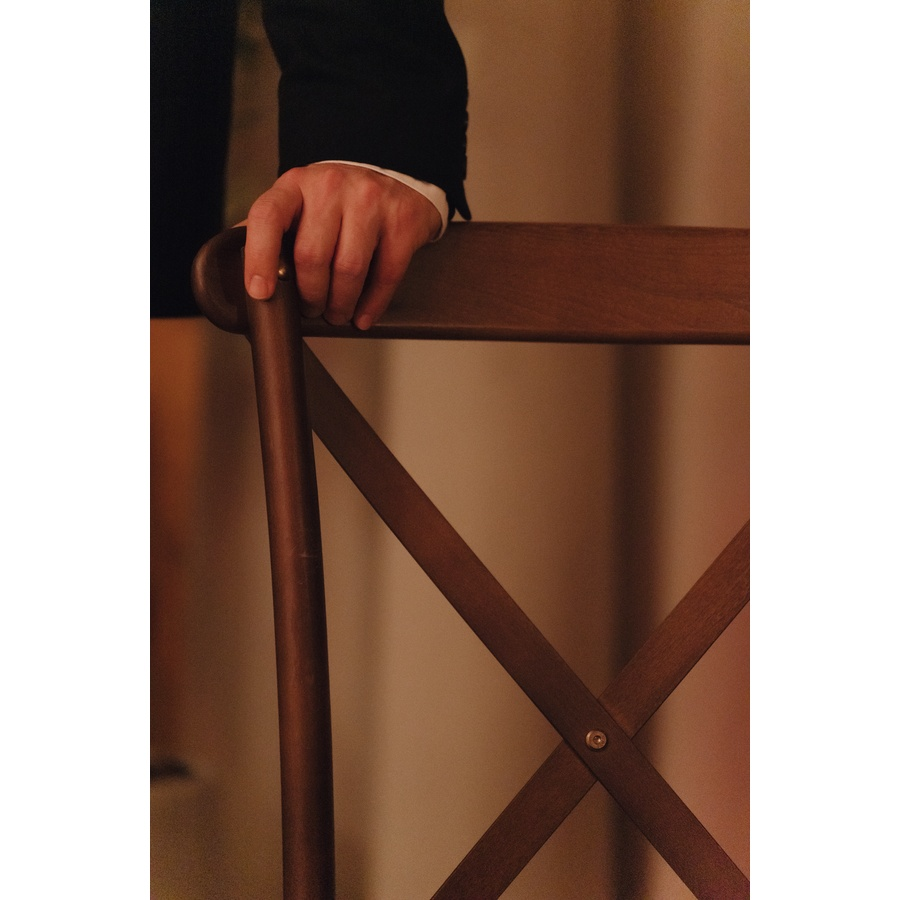 Стул "Кроссбэк" старинный орех - Фото миниатюра 5