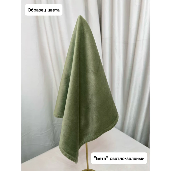 Рулон бархата светло-зеленый