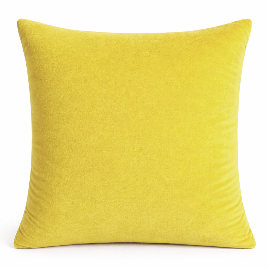 Подушка "Флафи" спелая дыня бархат - Фото миниатюра 1