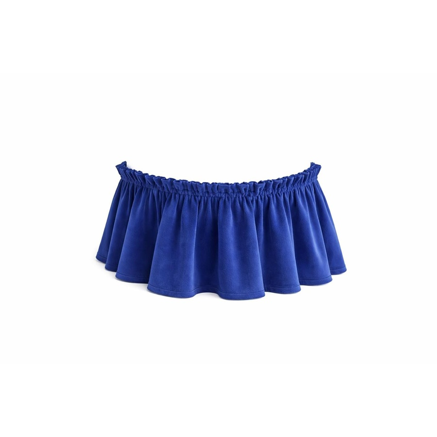 Юбочка для пуфика "Фуфик" мини синий Ван Гога  - Фото миниатюра 1