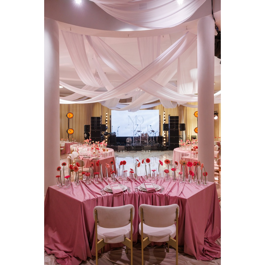 Банкетный стол "Вольф" змейка белый - Фото миниатюра 15