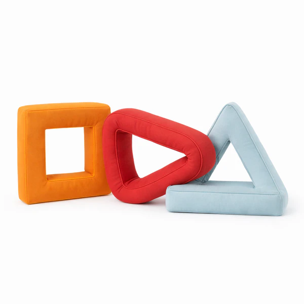 Геометрические фигуры из текстиля *пошив на заказ*