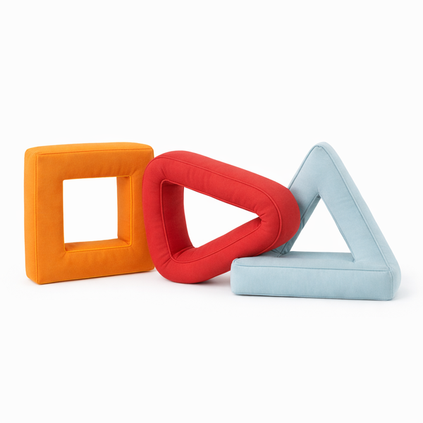 Геометрические фигуры из текстиля *пошив на заказ*