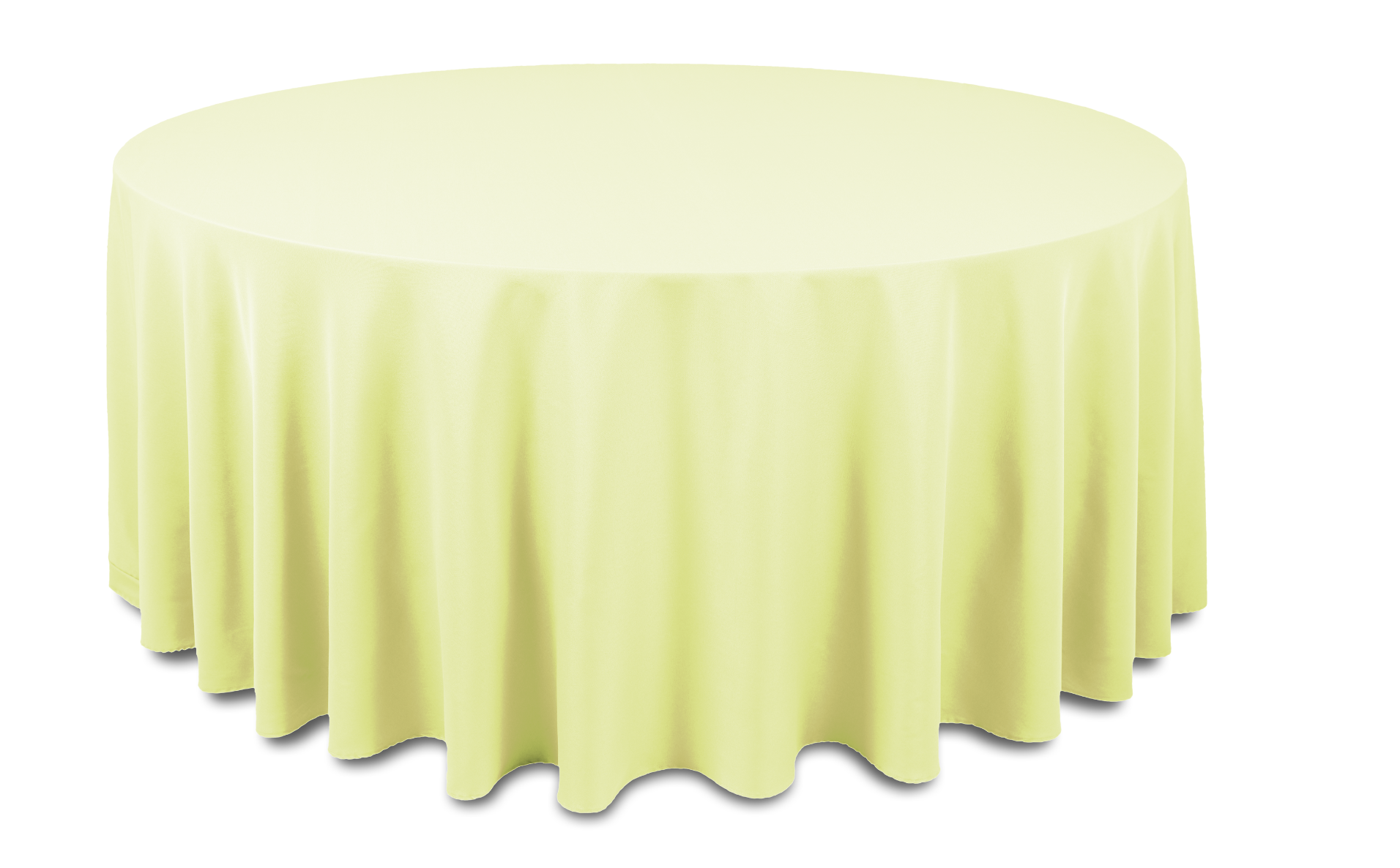 Скатерть "Альфа" лимондная круглая - Фото миниатюра 1