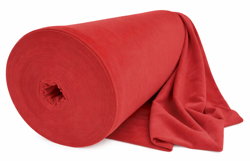 Рулон бархата красный дракон