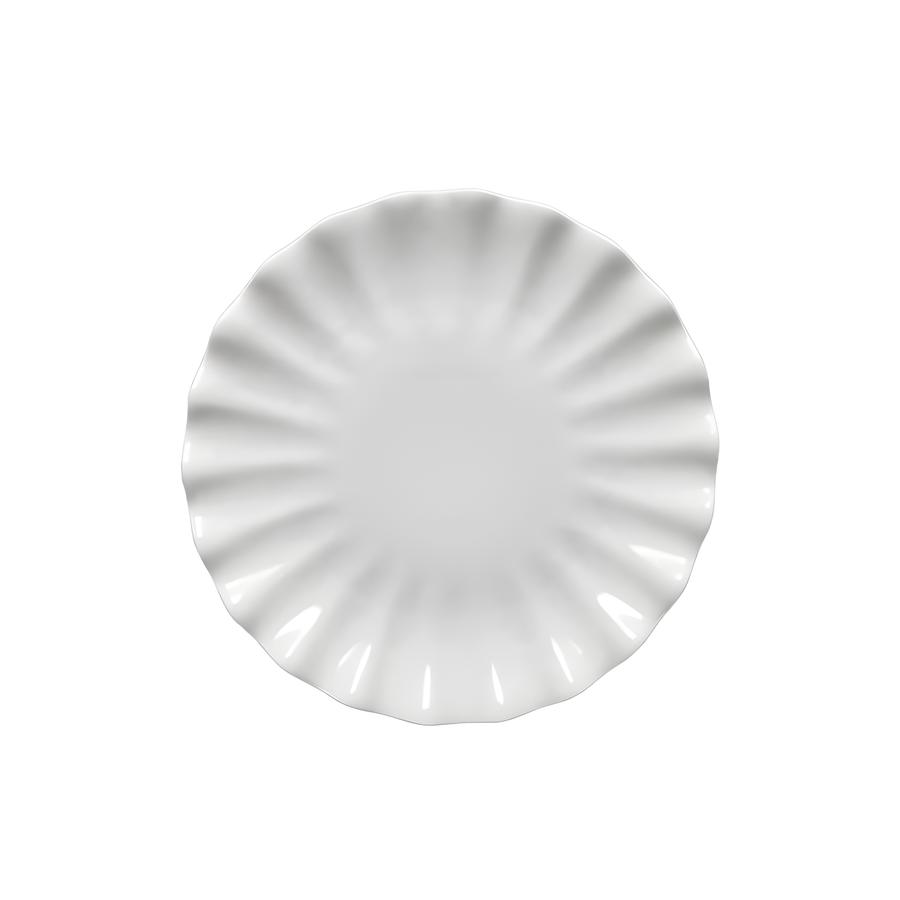 Тарелка "Кюри" белая малая  - Фото миниатюра 1