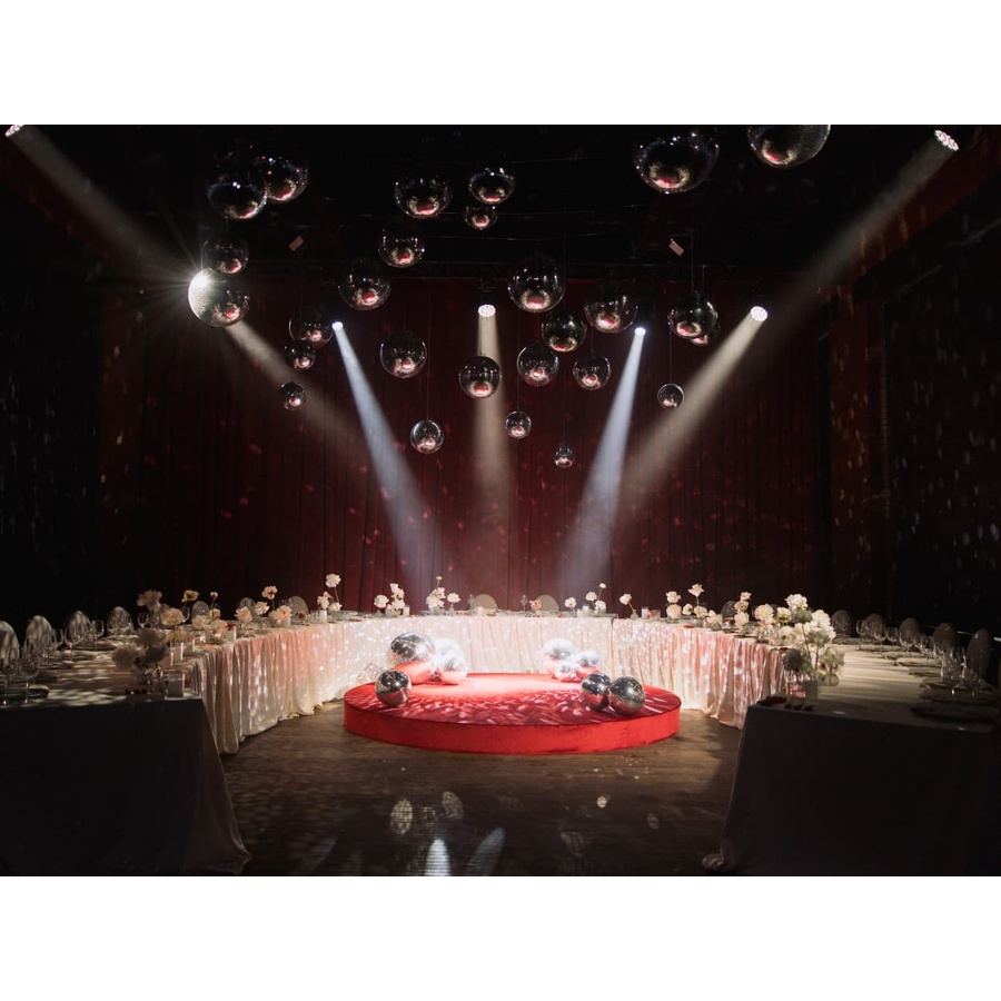 Банкетный стол "Вольф" волна большой белый - Фото миниатюра 6