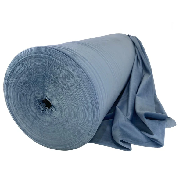 Рулон бархата голубой сапфир