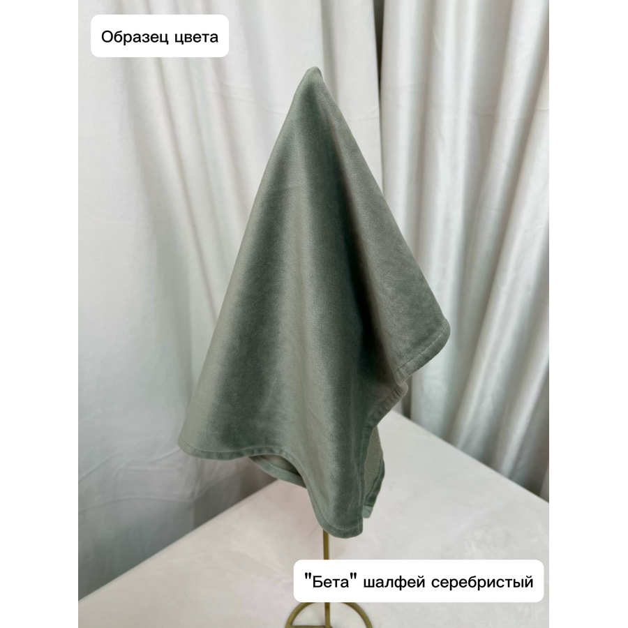 Пуфик "Квадро" | шалфей бархат - Фото миниатюра 3