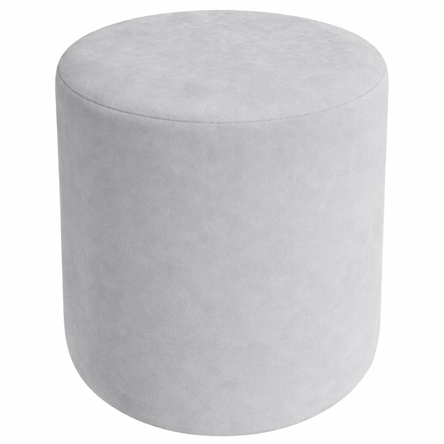 Пуфик "Фуфик" мини серый бархат - Фото миниатюра 1