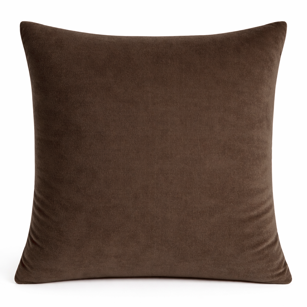 Подушка "Флафи" шоколадный бархат