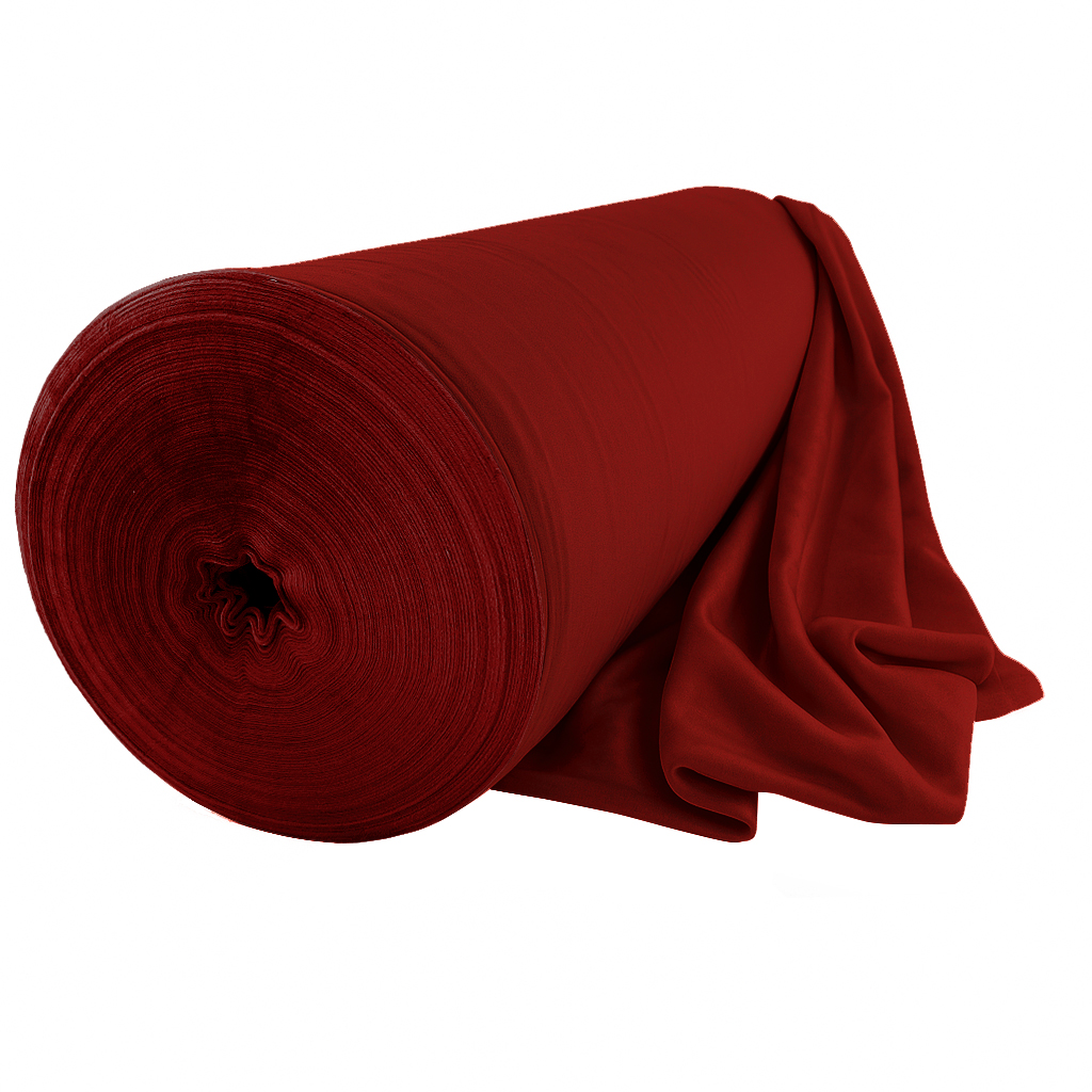 Рулон бархата гранатовый - Фото миниатюра 1