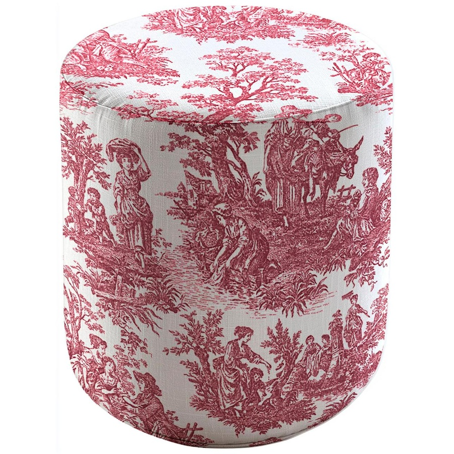 Чехол пуфик "Фуфик" мини Диор красный - Фото миниатюра 1