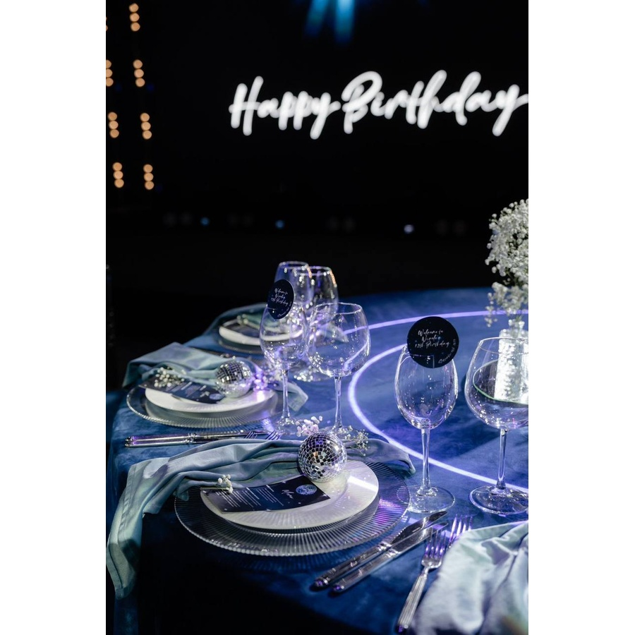 Тарелка "Мистраль" прозрачная без канта - Фото миниатюра 4