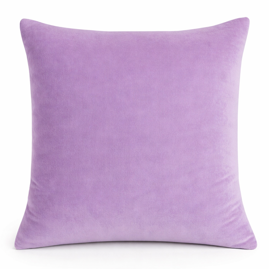 Подушка "Флафи" фиалковый бархат - Фото миниатюра 1