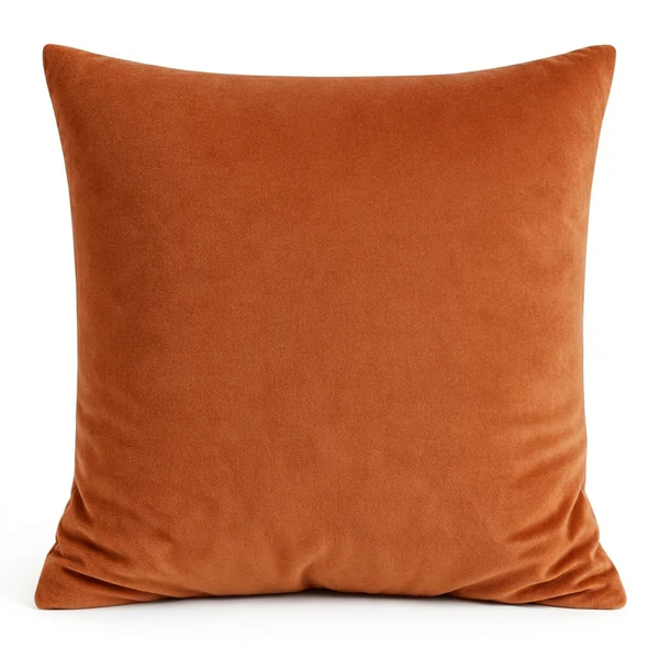 Подушка "Флафи" рыжая лиса бархат