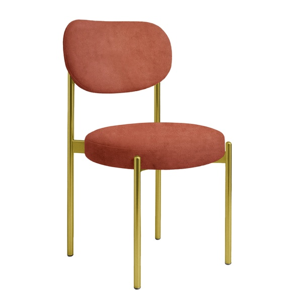 Стул "Марсель" золотой, янтарный бархат