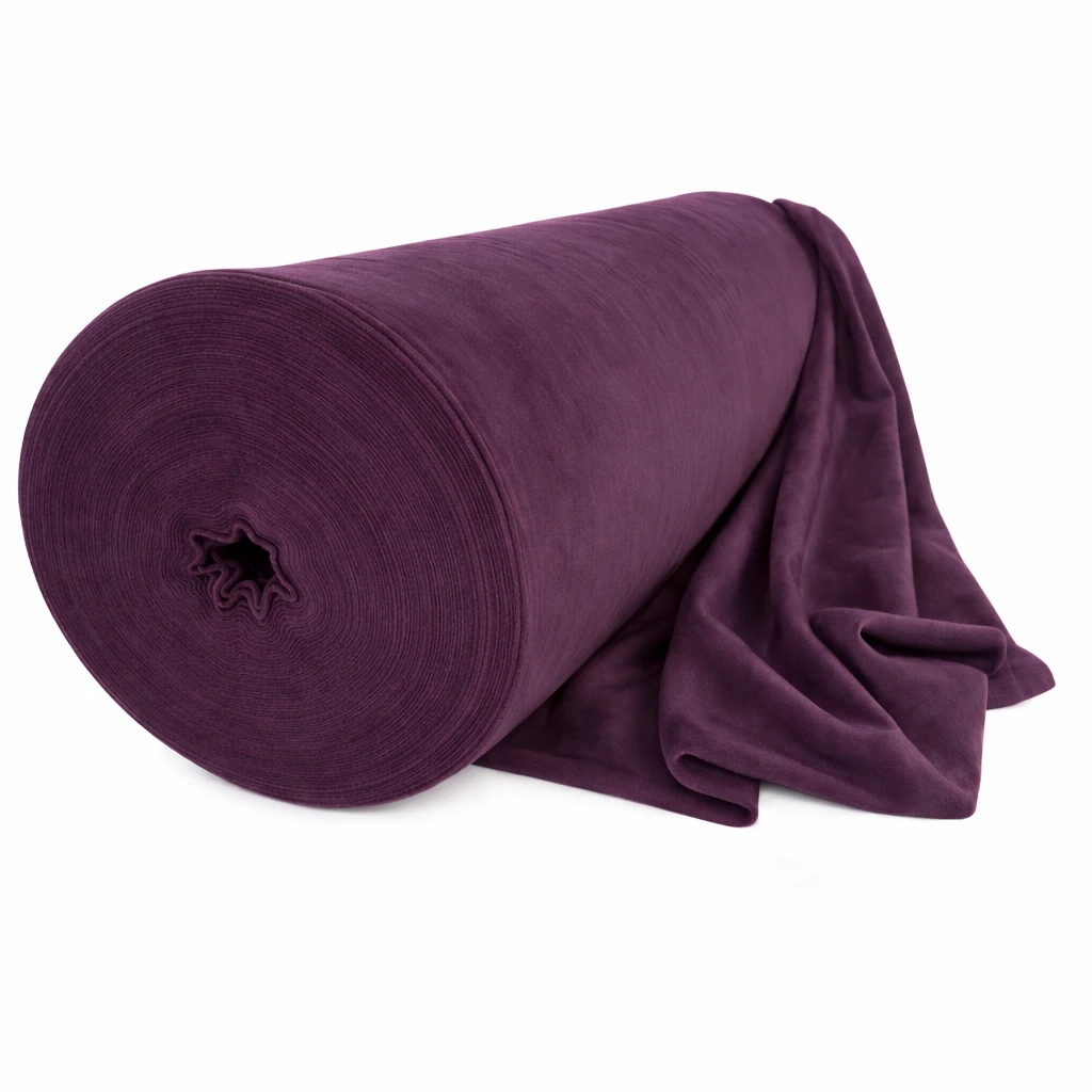 Рулон бархата сливовый