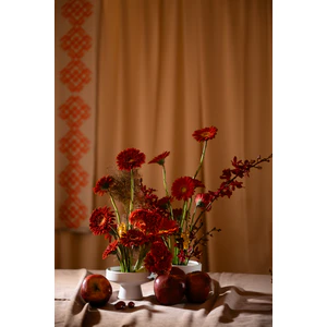 Скатерть канвас "Гамма" роза мента круглая