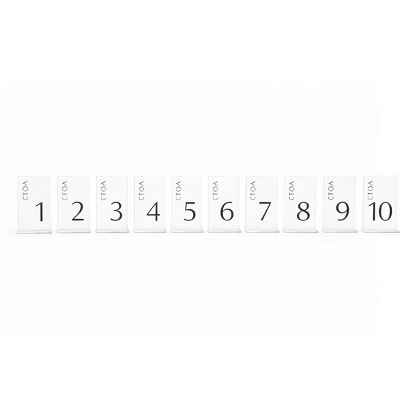 Набор номерков "Доминик", 1-10 