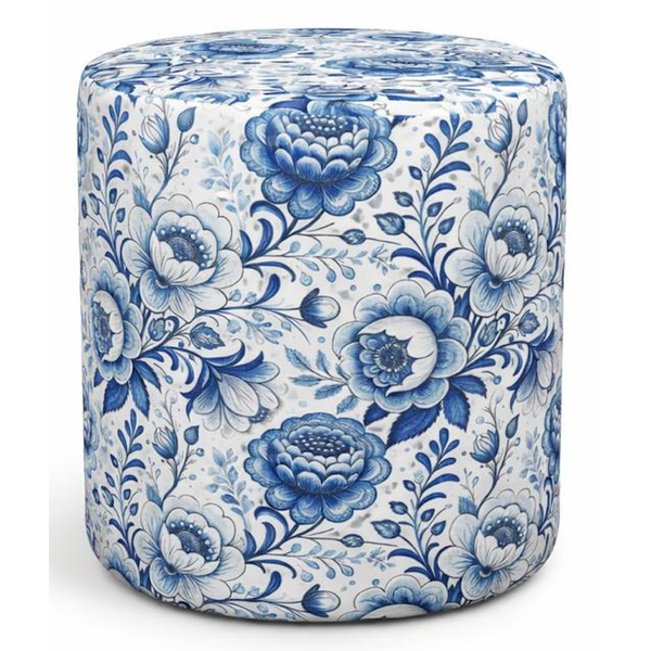 Пуфик "Традиция" мини гжель