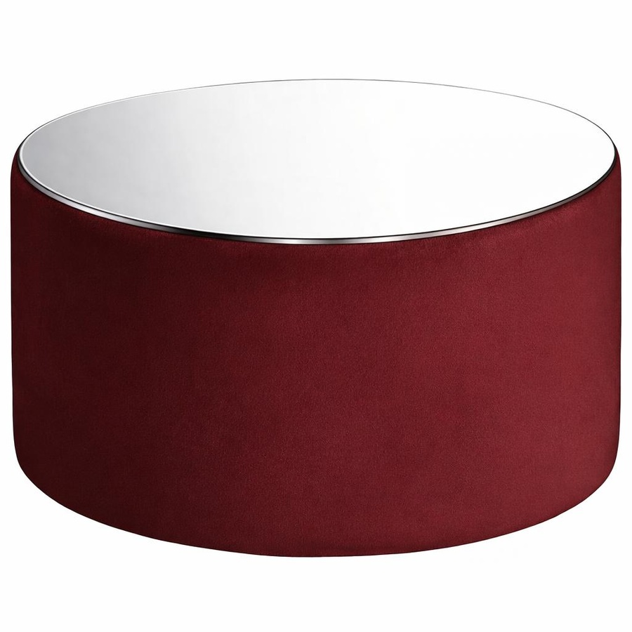 Журнальный столик "Фуфик" гранатовый бархат - Фото миниатюра 1