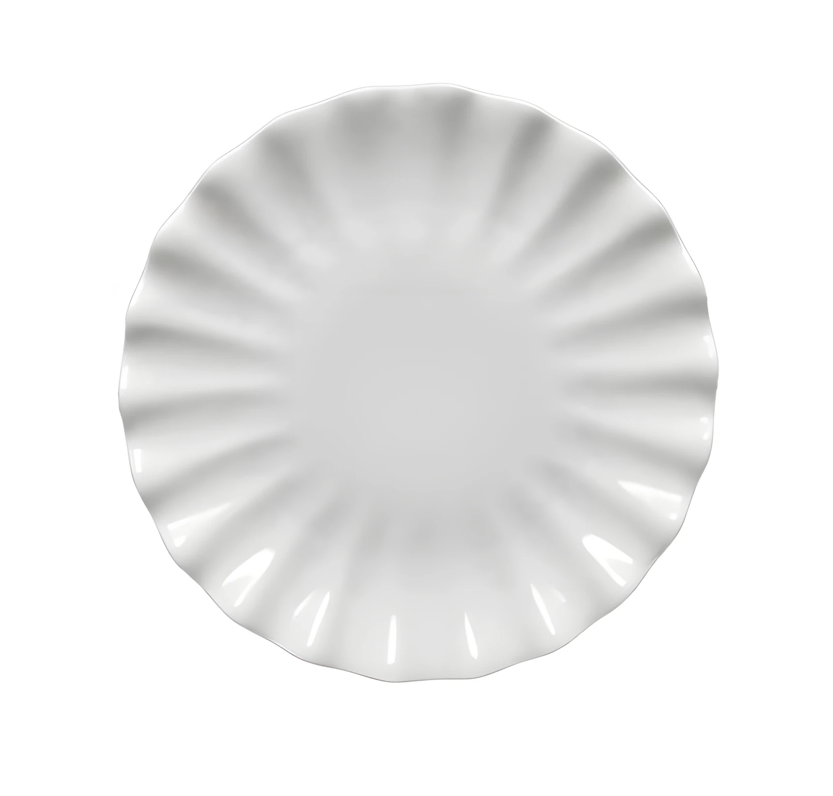 Тарелка "Кюри" белая большая