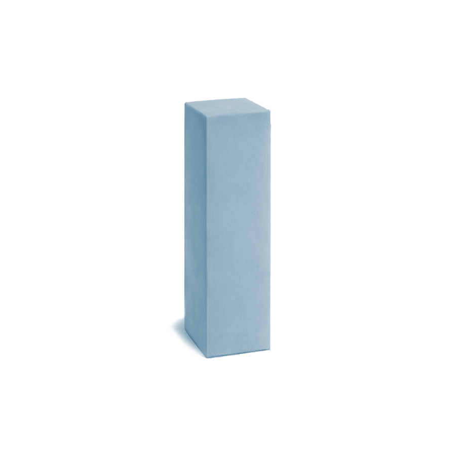 Колонна "Кастор" 140см голубой сапфир бархат - Фото миниатюра 1