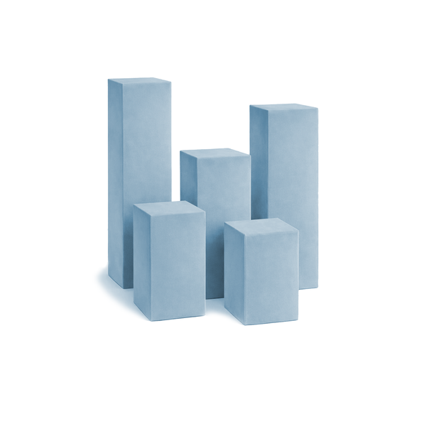 Колонна "Кастор" сет голубой сапфир бархат